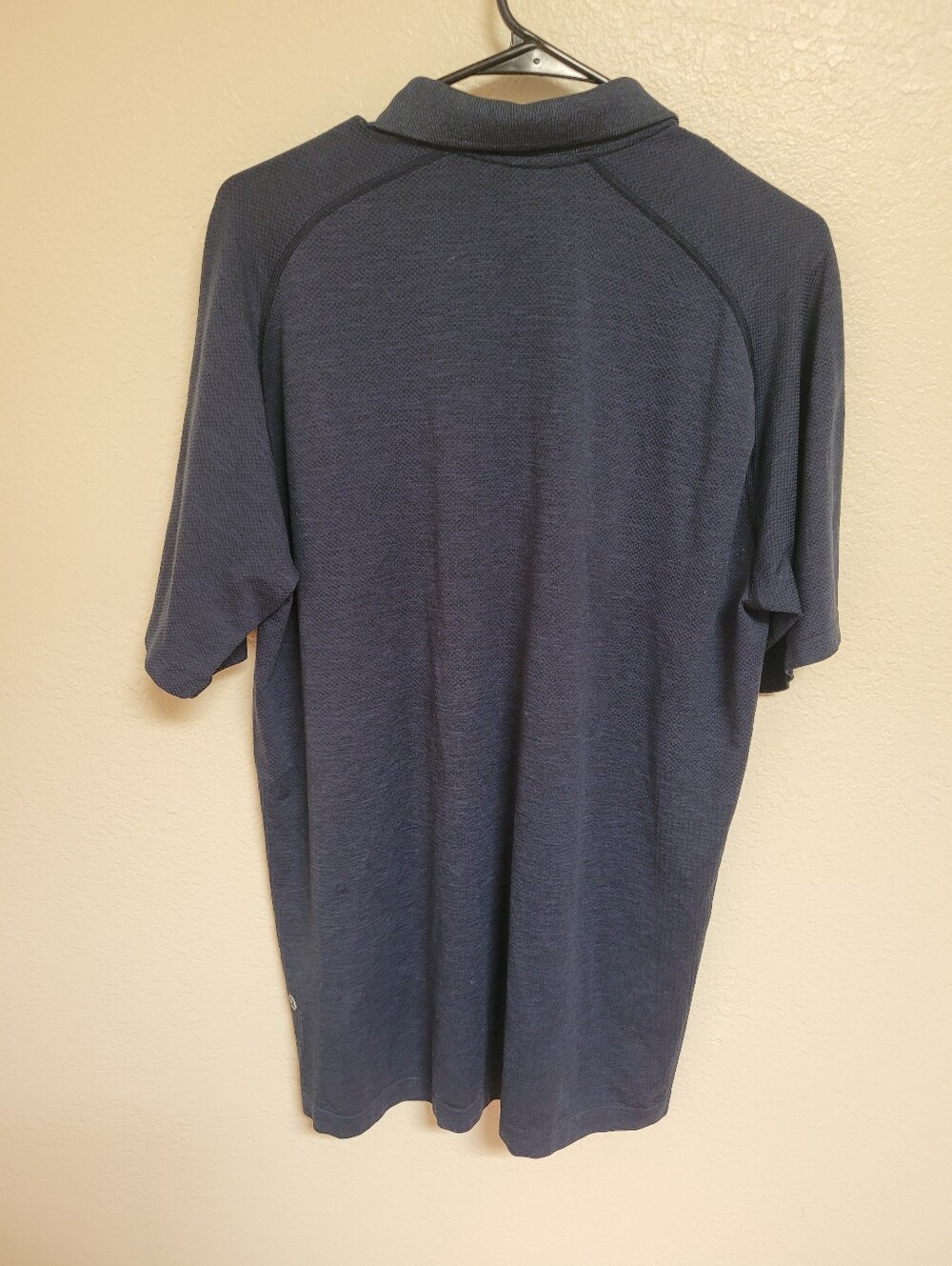 Lululemon Metal Vent Tech Polo Mens XXL Mineral Blue/True Navy